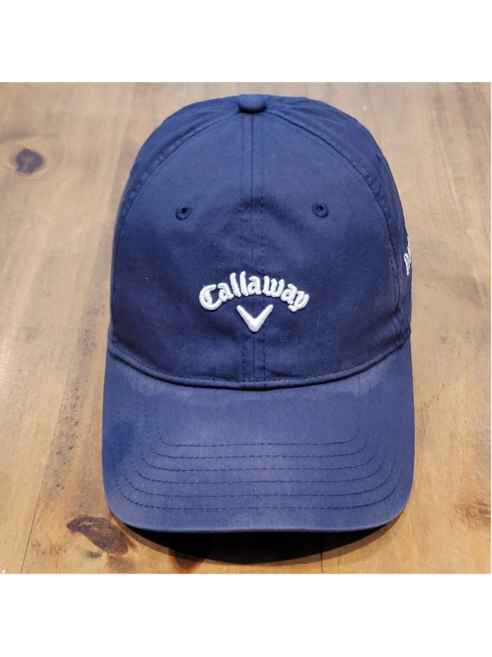 Callaway Golf HAt Cap Blue FADED Strap Back Papaw Embroidered One Size Golfer